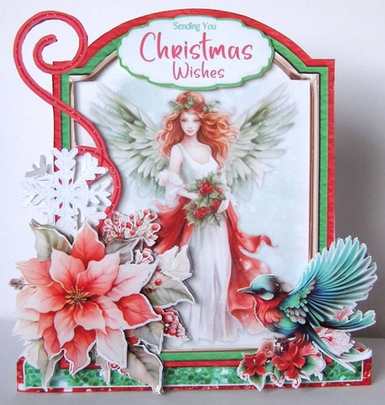 Fairy Christmas to You 1 XL Shaped Card Kit by Margaret McCartney