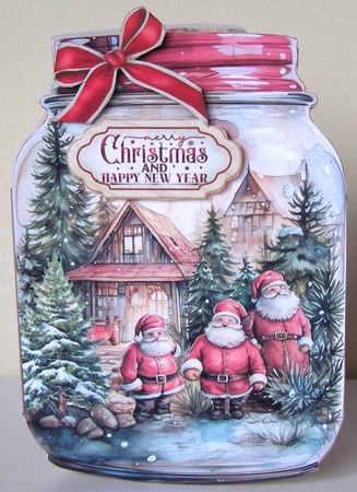 Santa Maison Jars Pink Series Kit-6 by Margaret McCartney