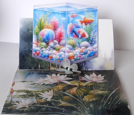 Water Lilies BG by Margaret McCartney