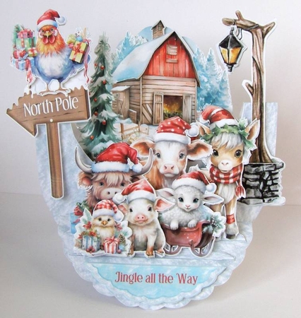 Countdown to Christmas 6 Rock-the-Shelf Card Mini Kit by Margaret McCartney