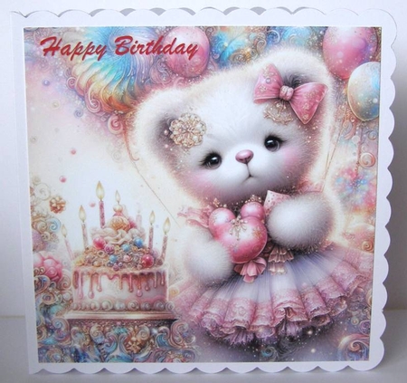 Teddy Birthday Dress by Margaret McCartney
