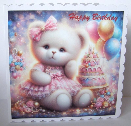 Teddy Birthday Dress by Margaret McCartney