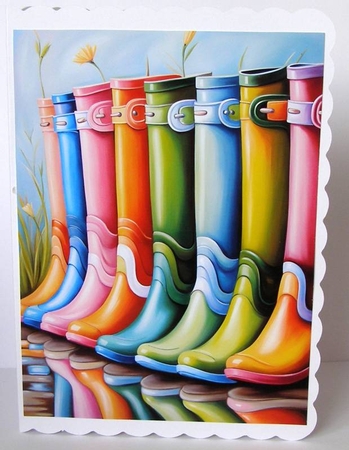 Wellington Boots A4 by Margaret McCartney