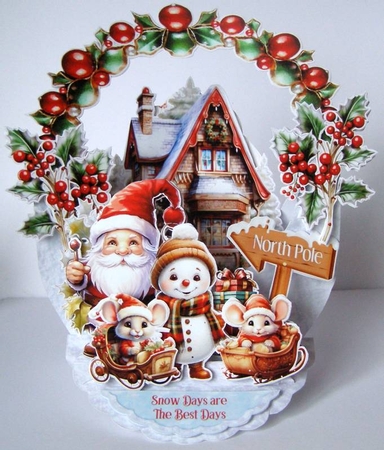 Countdown to Christmas 27 Rock-the-Shelf Card Mini Kit by Margaret McCartney