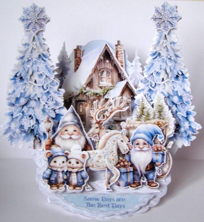 Feeling Frosty 6 Rock-the-Shelf Card Mini Kit by Margaret McCartney