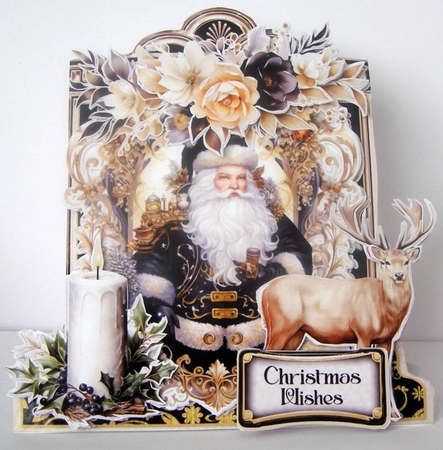 A Little Bit of Glam Christmas 10 XL Shaped Card Kit by Margaret McCartney
