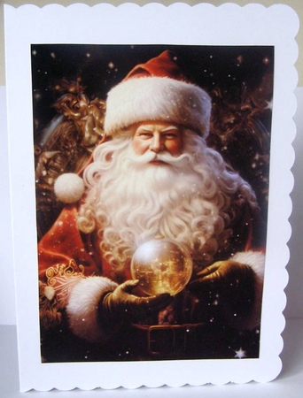 Vintage Santa by Margaret McCartney