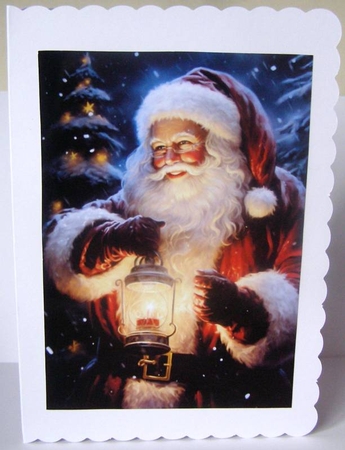 Vintage Santa by Margaret McCartney