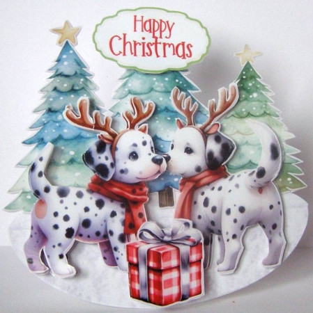 Butt its Christmas 13 Rocker Card by Margaret McCartney