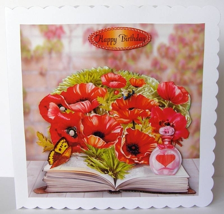 love of poppies  by Margaret McCartney