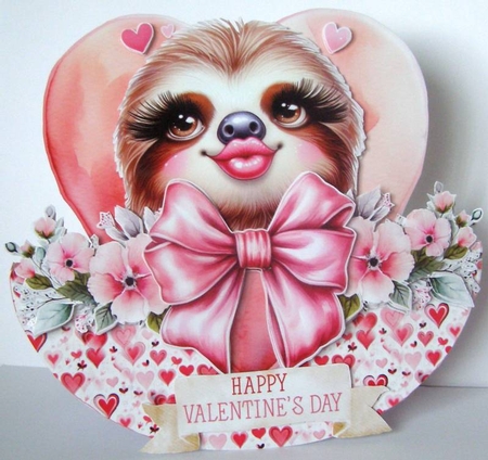 Pucker Up 1 XL Rocker Card 1 by Margaret McCartney