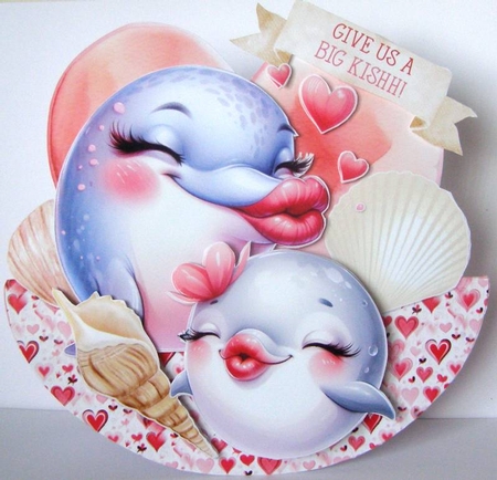 Pucker Up 7 XL Rocker Card 1 by Margaret McCartney