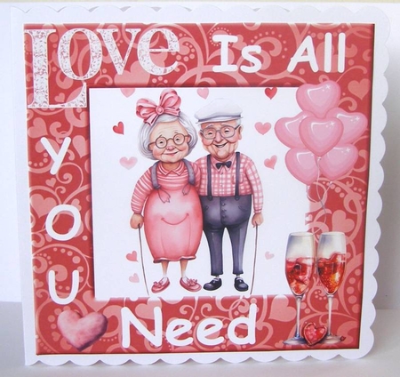 3 All you need is love card fronts/toppers 1 by Margaret McCartney