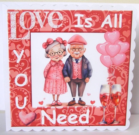 3 All you need is love card fronts/toppers 3 by Margaret McCartney