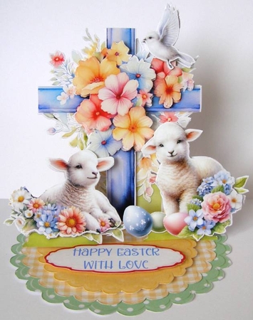 Celebration of Spring 3 Triple Easel by Margaret McCartney