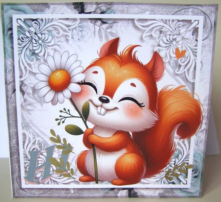 HI-Cybil Squirrel by Margaret McCartney