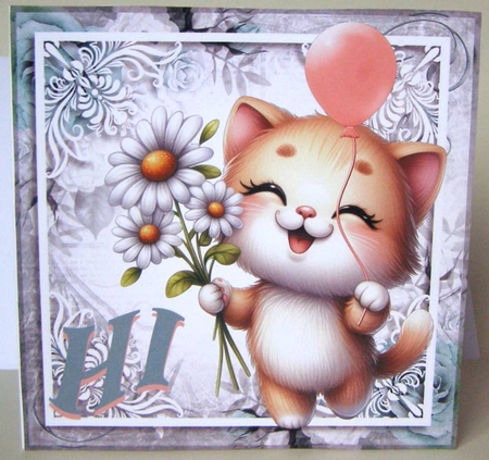 HI-Kitti Cat by Margaret McCartney