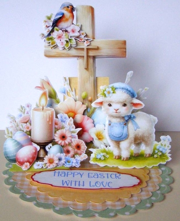 Celebration of Spring 13 Triple Easel by Margaret McCartney