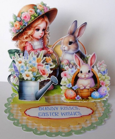 Celebration of Spring 14 Triple Easel by Margaret McCartney