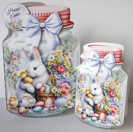 Easter Mason Jar Mini Page Kit by Margaret McCartney
