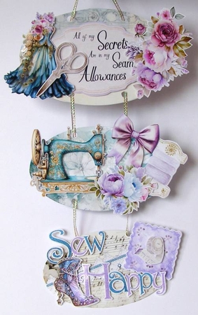 Forever a Mother 3 - Hanging Ovals Trio by Margaret McCartney