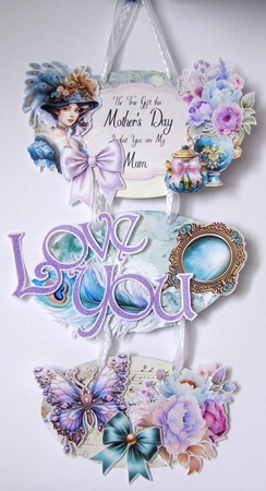 Forever a Mother 4 - Hanging Ovals Trio by Margaret McCartney