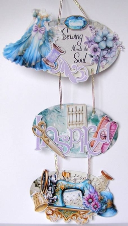 Forever a Mother 8 - Hanging Ovals Trio by Margaret McCartney