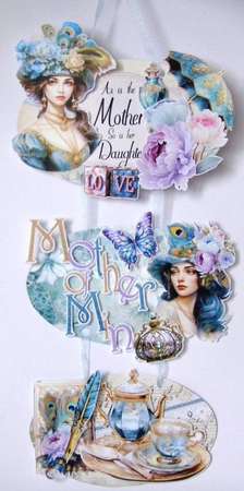 Forever a Mother 9 - Hanging Ovals Trio by Margaret McCartney
