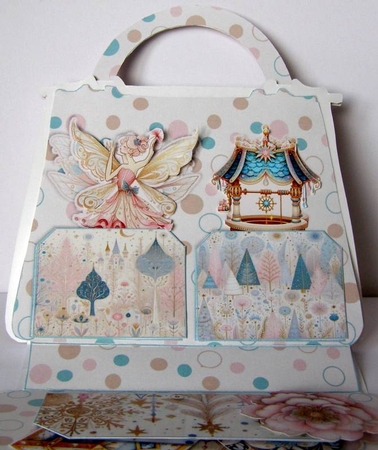Fairy Purse Card Kit with internal pockets and ephemera JPEG and PNG by Margaret McCartney