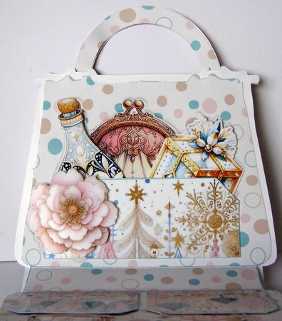 Fairy Purse Card Kit with internal pockets and ephemera JPEG and PNG by Margaret McCartney