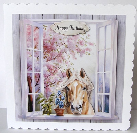 horse at the window by Margaret McCartney