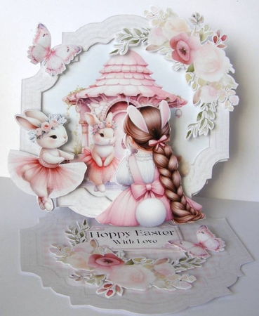 24 Karrot Kids 4 Shaped Easel Card by Margaret McCartney