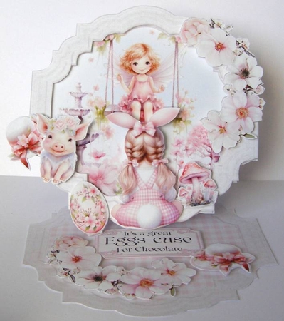 24 Karrot Kids 6 Shaped Easel Card by Margaret McCartney