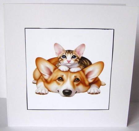 Best Friends Dog and Cat Card Toppers Featured Gallery Photo