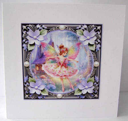 3 Rainbow fairy card fronts/toppers 2 by Margaret McCartney