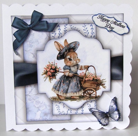 Vintage Bunny Mini Kit  by Margaret McCartney