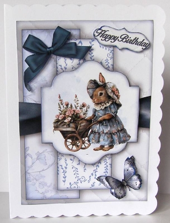 Vintage Bunny Mini Kit  by Margaret McCartney
