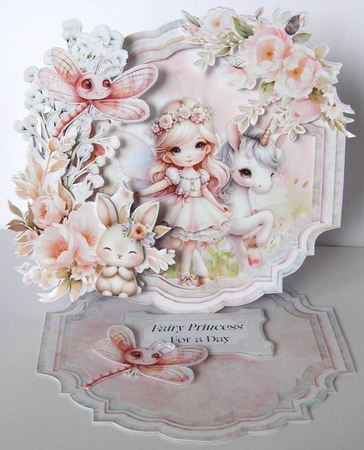 Once Upon a Fairytale 17 Shaped Easel by Margaret McCartney