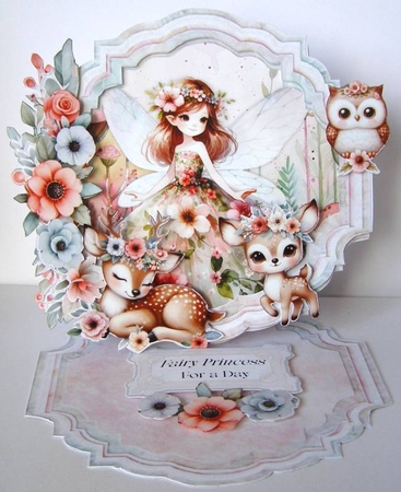 Once Upon a Fairytale 19 Shaped Easel by Margaret McCartney