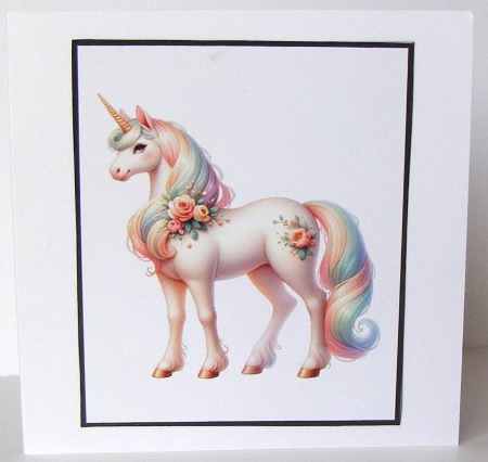 Pastel Unicorns 2 - Toppers x 4 Sheet by Margaret McCartney