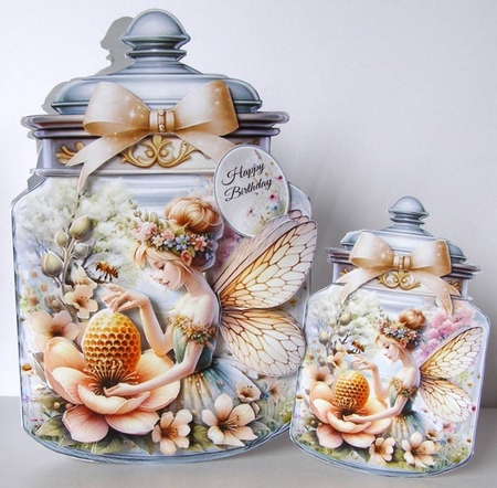 Flower Fairy Mason Jar Mini Page Kit by Margaret McCartney