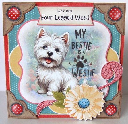 Pawsitively Pawsome 1 6x6 Simply Cards  by Margaret McCartney