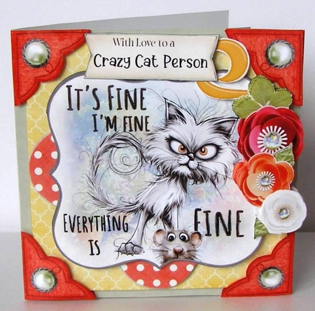 Game of Cat & Mouse 7 6x6 Simply Cards  by Margaret McCartney