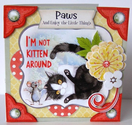 Game of Cat & Mouse 9 6x6 Simply Cards  by Margaret McCartney