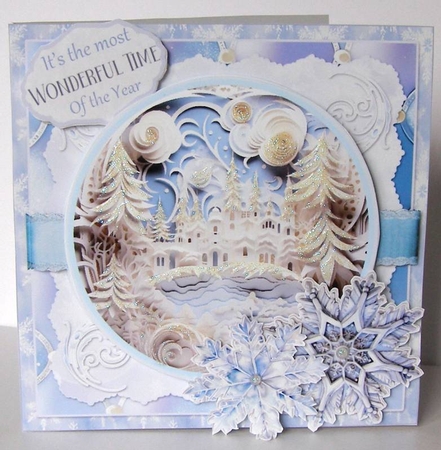 Frosty Christmas 11 6x6 Simply Cards  by Margaret McCartney