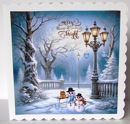 Winter Scene Backgrounds by Margaret McCartney