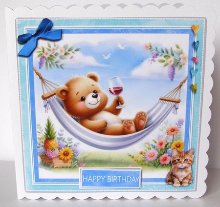 birthday bear - female no 3 by Margaret McCartney