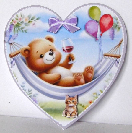 birthday bear - female no 3 by Margaret McCartney