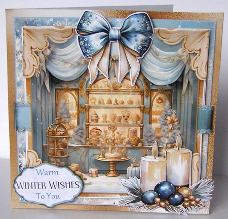 Dreaming of Christmas 4 6x6 Simply Cards  by Margaret McCartney