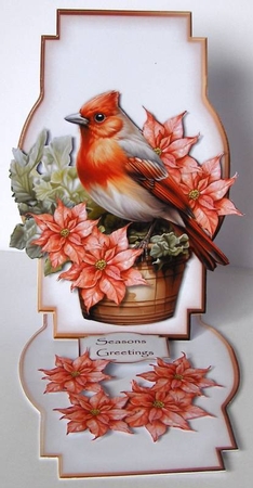 Panel Christmas Bird Mini Kit by Margaret McCartney